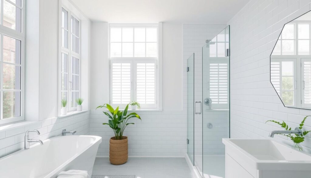 airy bathroom design